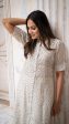 ESHA SHIRT DRESS IN SOFT SILK - OFF WHITE Supply