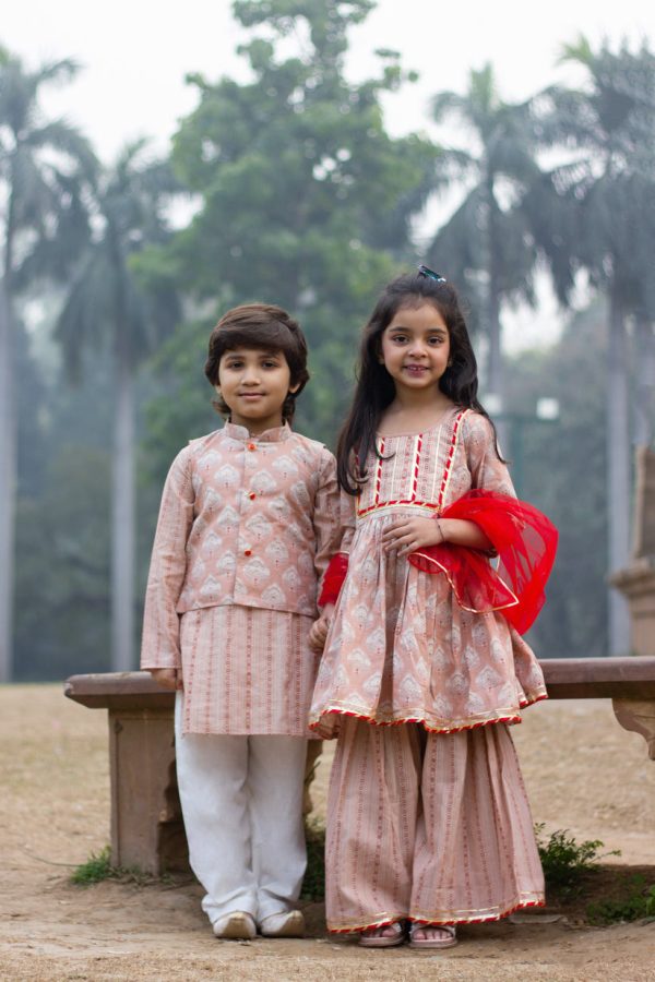 Virsa- Kurta payjama and jacket set for boys Cheap