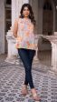 GARDEN OF DREAMS LINEN SHORT TOP Online Hot Sale