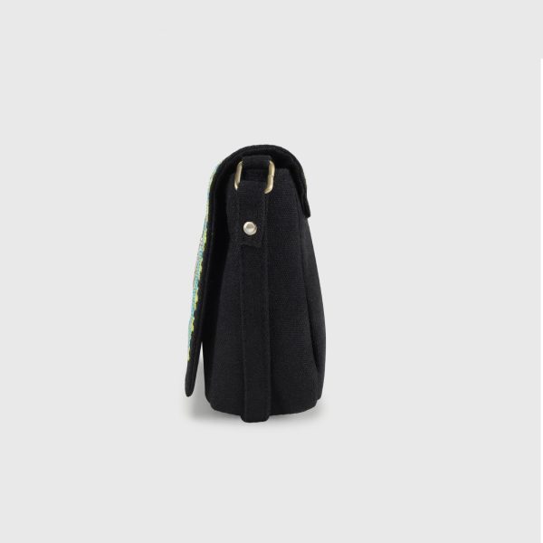 CARINA BLACK SLING BAG Supply