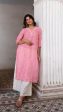 CANDY FLOSS LINEN KURTA on Sale