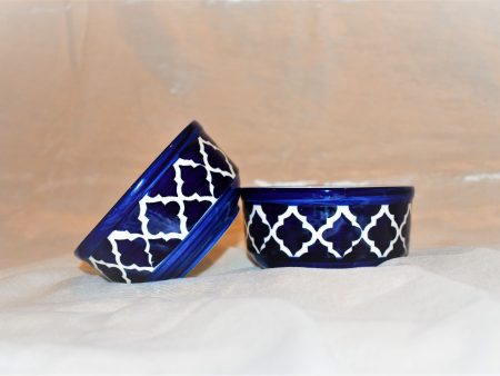 Azraq Blue Pottery Bowls For Cheap