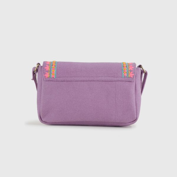 CARINA PURPLE SLING BAG on Sale