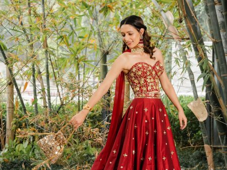 Aarzo Corset Lehenga Set Hot on Sale