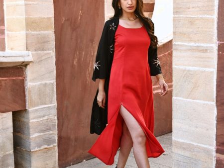 Diyaa High Slit Slip Dress Cheap