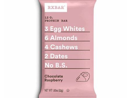 Rxbar Chocolate Raspberry Protein Bar, 1.83 Ounce on Sale