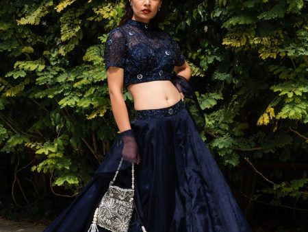 Maheem Organza Lehenga Supply